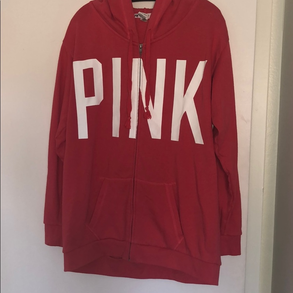 PINK oversized coral jacket